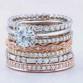 Stackable Rings at Andress Jewelry LLC
